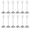 Silver-2.4" X 7.9", variant on 12 Table Number Holders 8 Inch Metal Place Card Stands Tabletop Sign For Photos Menu Memo Notes Wedding Restaurant Banquet Birthday