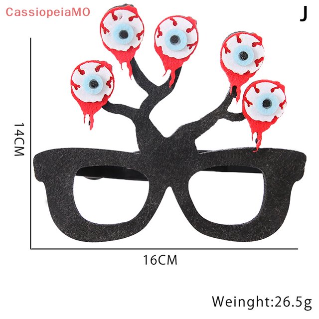 (CassiopeiaMO) Gafas De Halloween Niños Adultos Foto Props Divertido Marco De Calabaza Feliz Fantasma Festival Fiesta De 2023