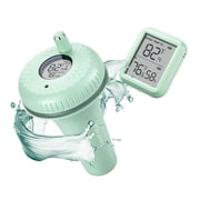 Inkbird Wireless Pool Thermometer Combo Retro Green Digital Display IPX7 Waterproof 300ft Bluetooth