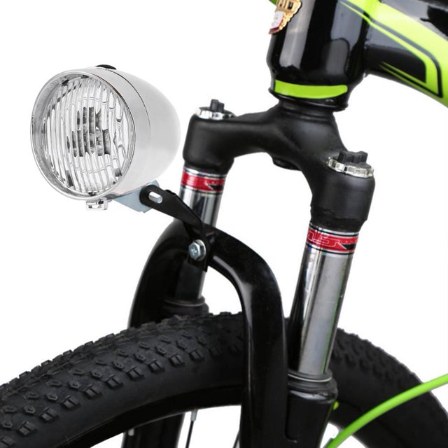 Retro Vintage bicicleta LED luz delantera faro seguridad advertencia noche luz bicicleta JShteea El nuevo