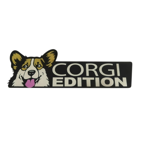Dog Edition Car Badges Laser Cutting Car Vehicle Emblem,3D Car Badge Automotive Decals Stickers Funy Animal Decor Car Accessories Gifts for Car Truck Rv Boat Exterior Decoration