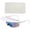 White frame blue fil, variant on Sunglasses With Windproof Sunglasses Shade Sunglasses Cycling Sunglasses Attaches To Sunglasses