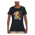 thumbnail image 3 of Colorful Pitbul | People Will Know How Large Your Soul | Dean Russo Art Animal Lover Womens T-Shirt, Black, 3X-Large, 3 of 6