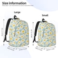 thumbnail image 4 of Rocae Daisies Flowers for Durable Canvas Backpack Leisure Large Bag Travel Rucksack Multi-function Backpack, 4 of 8