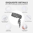 thumbnail image 5 of Women Men Headbands Tie Bulge Checkerboard Athletic Hair Head Band Sport Sweat Yoga Workout Sweatbands, 5 of 7