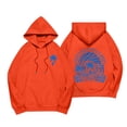 thumbnail image 2 of Sudadera con capucha rosa Gotyou Palm Puff sudadera con capucha gráfica rosa XXXL, 2 of 3
