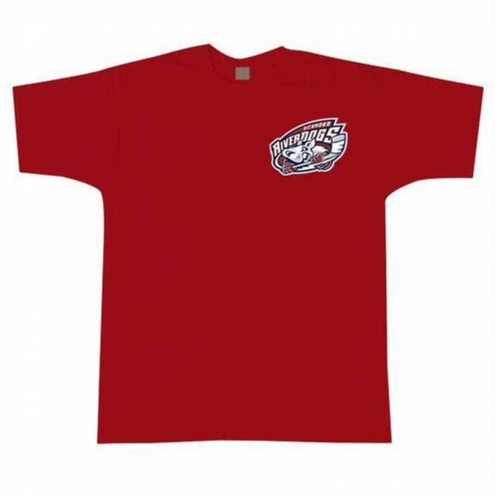 Richmond Riverdogs Logo Adult Mens Long Sleeve Shirt
