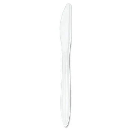 Dart Style Setter Mediumweight Plastic Knives, 1000ct