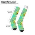 thumbnail image 5 of Easygdp Avocado Keep Calm Soccer Socks Sport Knee High Socks Calf Compression Athletic Socks for Men and Women, 5 of 9
