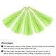thumbnail image 4 of 15uds Guirnalda Borlas Cristal Verde con Cuerda Borlas Papel Seda para Fiesta Borlas Fiesta Kits Bricolaje para Decoración Boda Cumpleaños, 4 of 7