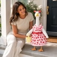 thumbnail image 4 of AZXY Porch Goose Outfits, 23 Inch Goose Costume for Cement & Plastic Porch Goose Statue, Holiday Goose Clothing for Outdoor Garden Yard Lawn Patio Statue Decoration, Duck Goose Clothes, 4 of 7