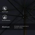 thumbnail image 3 of Havenside Home North Bend 9-foot Round Auto-tilt, Bronze Finish, Sunbrella Patio Umbrella by  Spectrum Indigo, 3 of 5