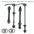 thumbnail image 1 of LEFU for Bicycle Quick Release Skewers Set with 25mm (1/4 inch) Hub Bearings, Front and Rear Axle for Mountain Bike, 6/7/8 Speed Compatible, Steel Construction (Front + Rear), 1 of 10