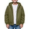 thumbnail image 5 of BFHHYA Boys Winter Coat Teens Youth Casual Zip up Quilted Jackets Windproof Windbreaker Kids Long Sleeve Hooded Outwear with Pockets 5-16 Years, 5 of 8