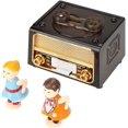 thumbnail image 2 of Music Box, Retro Radio Shape with Nice Storage for Dolls Gift for Valentine's Day Wedding, 2 of 4