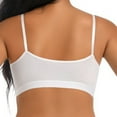 thumbnail image 5 of Sngxgn Womens Longline Sports Bra - Workout Crop Tank Tops Padded Yoga Bra(White,XL), 5 of 5