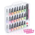thumbnail image 1 of Beloving Organizador de esmalte de uñas, 48 ​​botellas transparente con divisor ajustable, almacenamiento de esmalte de uñas de gel, organizador de esmalte de uñas de doble cara para exhibición de alm, 1 of 5