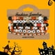 thumbnail image 5 of Decoraciones de Halloween, conjuntos de pulseras de Halloween, paquete de pulseras góticas de cuentas en capas, pulsera elástica apilable con diseño de calabaza araneida y fantasma espeluznante para a, 5 of 6