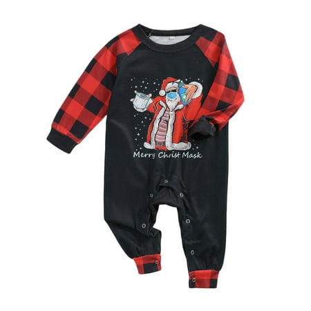 

LisenraIn Family Parent-Child Pajamas Christmas Nightwear Xmas Matching Set