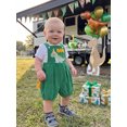 thumbnail image 3 of RUINIXCW Baby Boy First Birthday Overalls Dinosaur Embroidery Sleeveless Romper, 3 of 8
