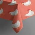 thumbnail image 3 of Red Chicken Pattern Rectangle Tablecloth 60"x84",Waterproof Polyester Rectangle Table Cloth, Wipeable Spillproof Polyester Tablecloth for Dining, Camping, Indoor and Outdoor, 3 of 5