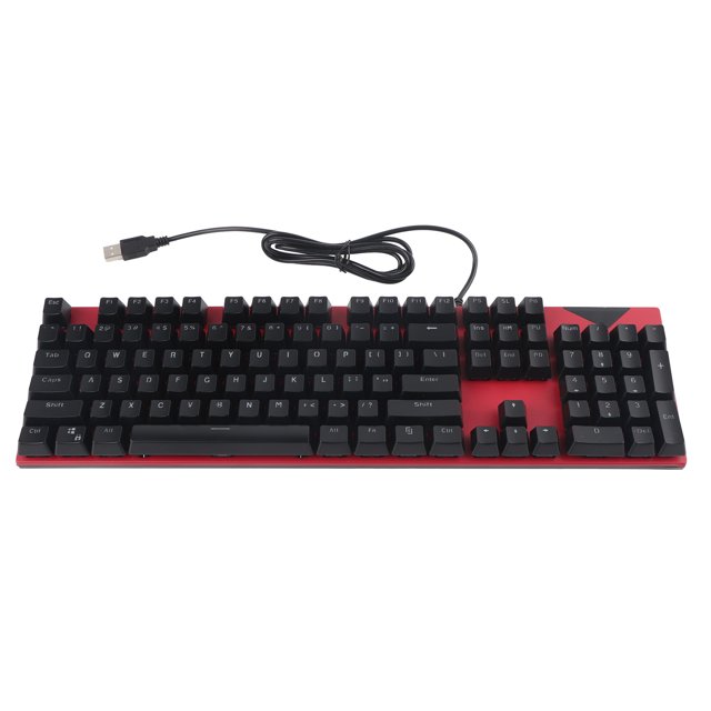 Teclado mecánico Sincero interruptor rojo 104 teclas USB