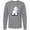 AC-Heather Grey, variant on Inktastic Fluffybutt Westie Long Sleeve T-Shirt