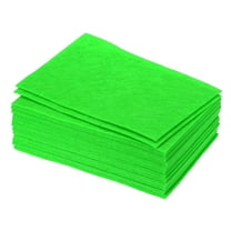 Soft Felt Sheets Fabric Craft Sheets Green 6 Inch x 4 Inch 36 Pcs