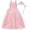 A03814-Pink, variant on Marendyee Dress for Girls Pink Tulle and Sequin Dress for Kids Halloween Cosplay Costumes