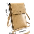 thumbnail image 2 of Women Phone Bag with Shoulder Strap Transparent Window PU Leather, 2 of 7