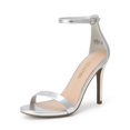 thumbnail image 1 of Sandalia DREAM PAIRS KARRIE Plata Metálica Tacones Altos, 1 of 6