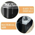 thumbnail image 2 of KAKOWELY Car Back Seat Organizer Black ABS with Simple Design for Car Use 1Pcs, 2 of 7