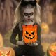 thumbnail image 5 of Halloween Candy Bags: LED Light Decor, Pumpkin Light Up, Trick or Treat, Reusable Goody Bucket for Multi-Purpose Use, 5 of 5
