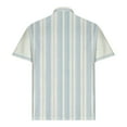 thumbnail image 5 of Ashirexll T Shirts for Man, Big and Tall Shirts for Men, Casual Fashion Solid Striped Printed Button Shirt Turndown Collar T-Shirts Casual Tops, 5 of 5