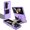 Purple, variant on Sanwo for Samsung Galaxy Z Fold 7 5G Case, Folding Stereo Stand Hard PC Shockproof Protective Cover with Kickstand Design, Darkblue