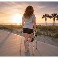 thumbnail image 2 of Rehabilitation Advantage Walker Knee & Leg Support Brace for Adults, Black, 2 of 9