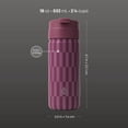 thumbnail image 4 of TAL 18oz Stainless Steel Ranger Coffee Travel Mug, Geometric Berry Print, 4 of 10