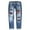 003_Blue, variant on frariair Straight Leg Pants for Women Jeans E Print Ripped Plus Size Trousers Navy