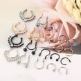 thumbnail image 1 of 20 piezas de para la , regalos de material cuero inoxidable, de piercings de plata para la , piercings de las fosas nasales para fiestas Yinane Anillos de nariz aros, 1 of 7