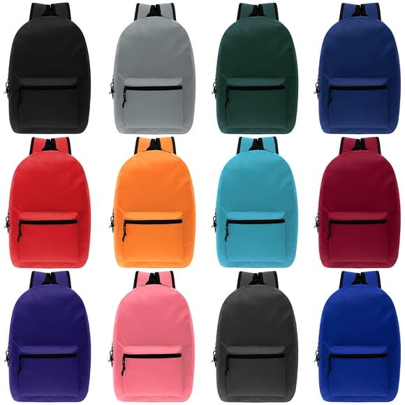 Mochila Moda West de 15 pulgadas para niños, paquete de 24 colores surtidos