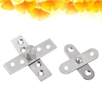 FRCOLOR Rotating Hinge 360 Degree Stainless Steel Door Pivot Up Down Shaft Furniture Hinges