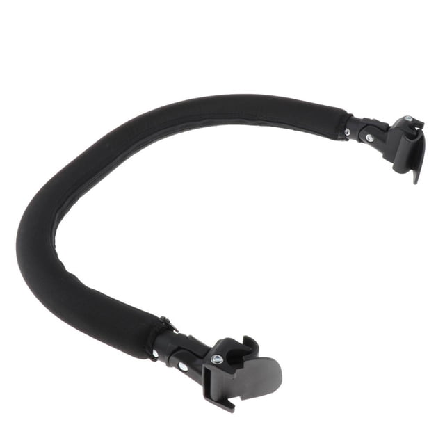 Cochecito de Bebé Reposas Funda Universal Prueba de Polvo Cuero Artificial / Silicona / Tela Negro con Cierre con Cremallera - Estilo1, unico Hugo Protector de la manija del brazo del cochecito