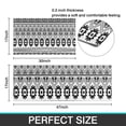 thumbnail image 7 of Black Geometric Triangle Gear Pattern Kitchen Rugs Sets Of 2,Anti Fatigue Kitchen Mat Rugs Non Slip Washable,Decorative Kitchen Floor Mats for Kitchen,Sink,Laundry,17"x30"+17"x47", 7 of 7