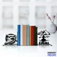 thumbnail image 2 of Handmadetneonsign Kayaking Girl Metal Bookends, Kayak Name Bookend Table Sign, Water Sport Bookshelf Home Decor 76029, 2 of 4