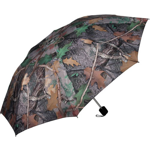 Rainstoppers Boys 32 inch Umbrella Western Boots Saddle and Camouflage Print 