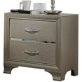 thumbnail image 1 of ACME Carine 2 Drawer Nightstand in Champagne, 1 of 3