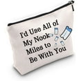 thumbnail image 1 of Animal Crossing Inspire Gift New Horizons Gift AC Gift For Video Game Lover I'd Use All of My Nook Miles to Be With You Makeup Bag, 1 of 5