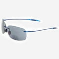 thumbnail image 6 of Bifocal Sunglasses for Men - Reader Sunglasses with Bifocals - Wrap Maui Sport Reading Sun Glasses with Built In Readers - Genoa by VITENZI in Blue 1.50, 6 of 9