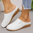 thumbnail image 3 of Iyufng Women's Closed-toe Wedge Sandals Summer Casual Outdoor Beach Shoes, 3 of 7
