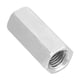 thumbnail image 5 of Tuerca hexagonal larga, 2 piezas Tuercas largas de acero galvanizado Tuerca hexagonal de acoplamiento Diseño aerodinámico, 5 of 12